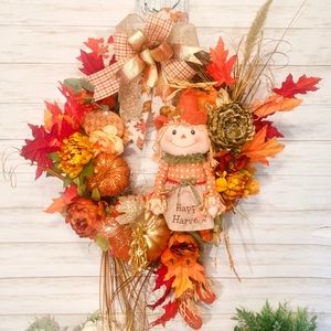 (Sold) She’s A Cutie Fall Wreath
